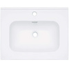 Umywalka ceramiczna wpuszczana z miejscem na baterię - 60 cm CTU_6U6W - Deante