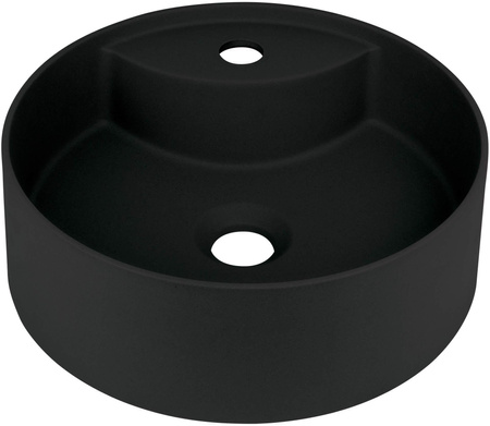 Umywalka granitowa nablatowa z miejscem na baterię CQS_NU4B - Deante