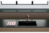 Zlew kuchenny granitowy 75cm SCHOCK Kiruna N-100XL Night CRISTADUR