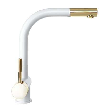 Bateria kuchenna GLOBALO LOBIO WHITE/LIGHT GOLD RING 1.1