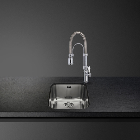 Zlewozmywak ze stali nierdzewnej UM40 - Smeg