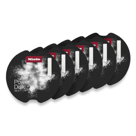  6 sztuk środek do mycia naczyń w zmywarkach MIELE PowerDisk All in1 - 11841300