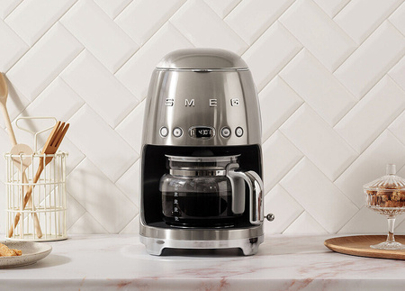 Ekspres przelewowy, stal nierdzewna DCF02SSEU - Smeg