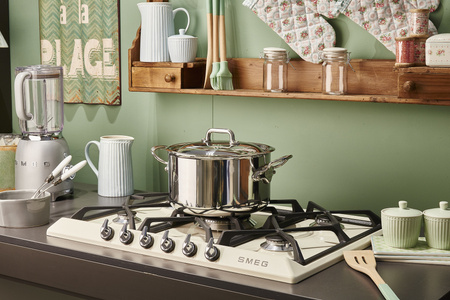 Płyta gazowa, 70 cm, Victoria, kremowy SR975PGH - Smeg