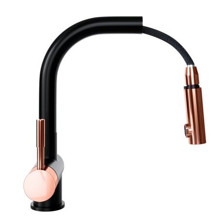 Bateria kuchenna GLOBALO LOBIO BLACK/COOPER RING 1.1