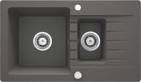 Zlewozmywak granitowy 1.5-komorowy z ociekaczem ZQZ_T513 - Deante