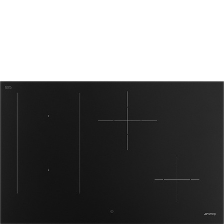 Płyta indukcyjna SMEG 80cm Classica czarny SIM3844N