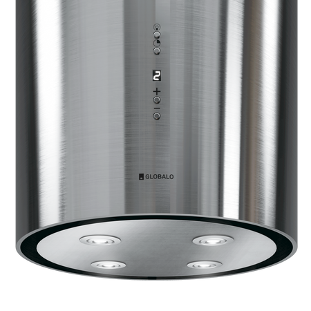 Okap kuchenny wyspowy GLOBALO CYLINDRO ISOLA 39.7 INOX