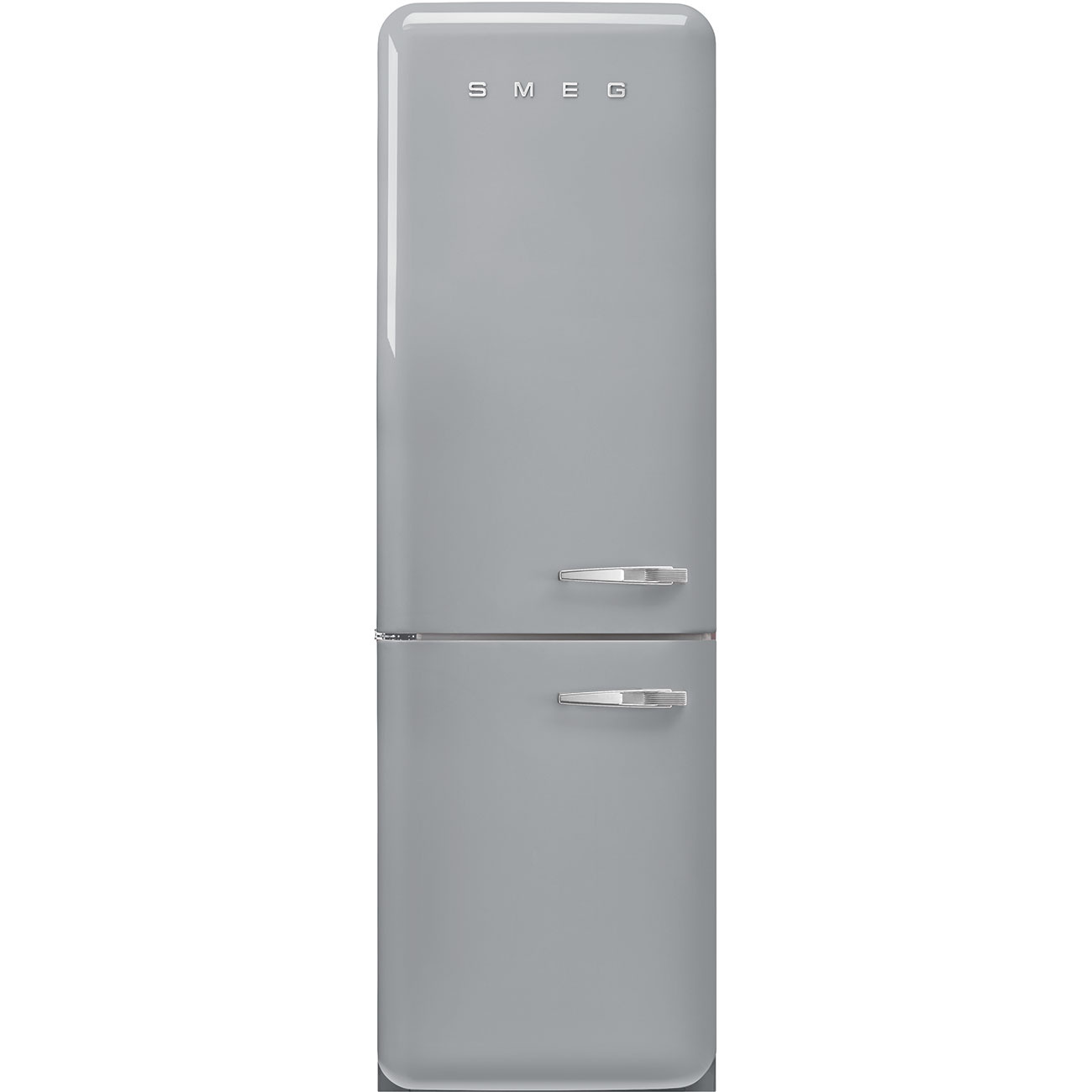Lodówka chłodziarko zamrażarka SMEG Retro srebrny FAB32LSV6