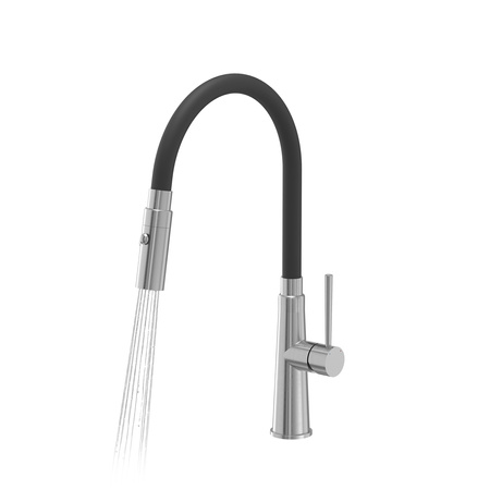 Bateria kuchenna ICEBERG CEREZA EWP CZARNY MAT/STAL SZCZOTKOWANA BQCR8SSQ