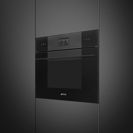 Urządz. kompak., steam100, Linea, czarny SO4102S3B3 - Smeg