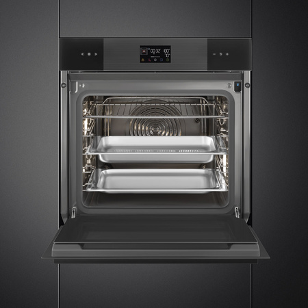 Piekarnik, steam100, Linea, czarny SO6102S3PB3 - Smeg