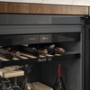 Chłodziarka do wina do zabudowy pod blatem wysokość 82-88 cm KWTUS 7055 F Szkło w kolorze ObsidianBlack - MIELE 12519500