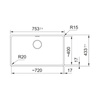 Zlew granitowy FRANKE Maris MRG 110-72 czarny mat - 125.0697.757