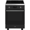 Kuchnia wolnostojąca czarna SMEG Classica C6IMMBT2