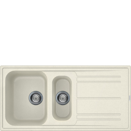 Zlewozmywak kompozytowy LZ102P - Smeg
