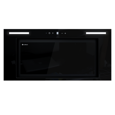 Okap kuchenny podszafkowy GLOBALO MATERI SILENTFLOW 60.2 BLACK