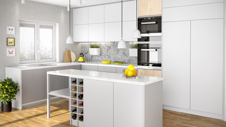 Okap kuchenny podszafkowy GLOBALO SILENTIO 60.2 biały + turbina TW 3.1