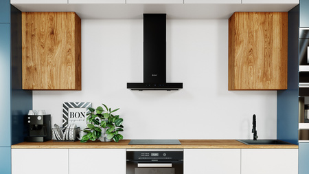 Okap kuchenny przyścienny GLOBALO VERTA 60.3 H2H BLACK