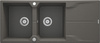 Zlewozmywak granitowy 2-komorowy z ociekaczem ZQN_T213 - Deante