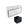 Okap kuchenny podszafkowy GLOBALO FLUXIME 60.1 WHITE + turbina TW 1.2