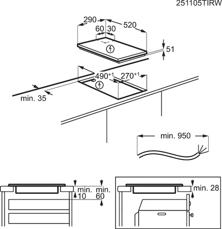 Płyta indukcyjna ELECTROLUX 300 Domino 30cm LIT30231C