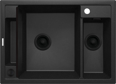 Zlewozmywak granitowy magnetyczny 1.5-komorowy ZRM_G503 - Deante