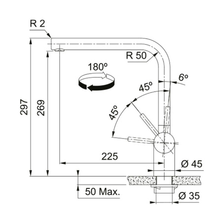 Bateria kuchenna FRANKE Atlas Neo czarna stal - 115.0550.424