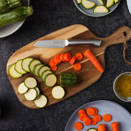 Blok z zestawem 6 noży z niemieckiej stali nierdzewnej KBSF02PB - Smeg