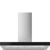 Okap przyścienny, 90 cm, T-kształtny KBT9L4VN - Smeg