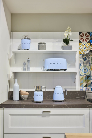 Spieniacz do mleka, pastelowy błękit MFF11PBEU - Smeg