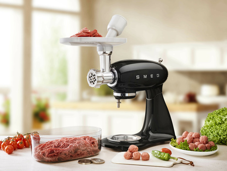 Mikser, jednolity kolor, czarny SMF03BLEU - Smeg