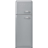 Lodówka chłodziarko zamrażarka SMEG Retro srebrny FAB30LSV6