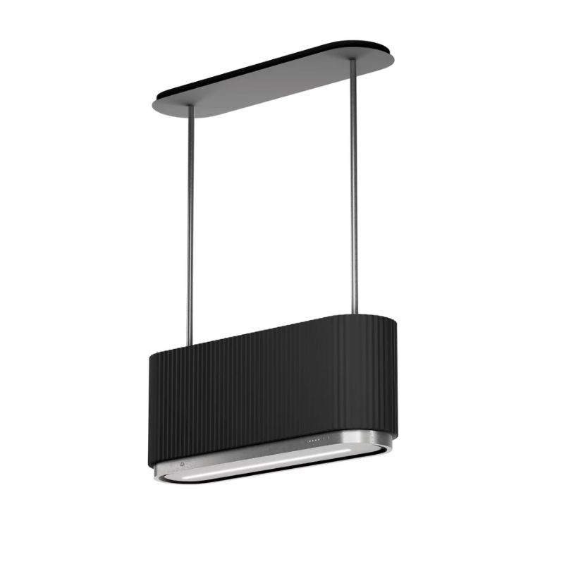 Okap kuchenny wyspowy CIARKO Design Mono W Black - CDW9001B