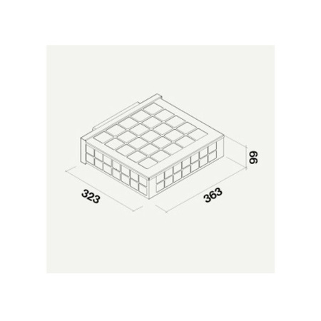 Filtr do okapu FALMEC Carbon.Zeo - wkłady