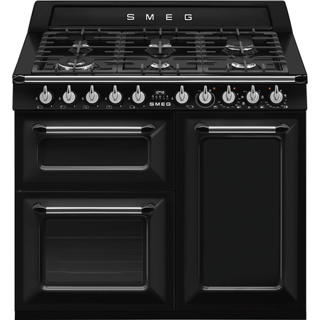 Kuchnia wolnost, 100cm, Victoria, czarny TR103BL - Smeg
