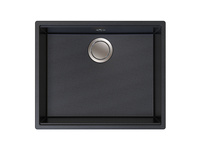 Zlew kuchenny BERG  LINEA BRNL14L 1,0 OC 565x470 ONYX (DESKA W KOMPLECIE)