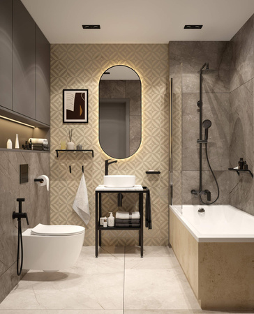 Umywalka ceramiczna nablatowa CDL_6U4S - Deante