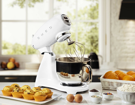 Mikser, jednolity kolor, biały SMF03WHEU - Smeg