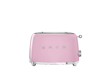 Toster, dwie kromki, pastelowy róż TSF01PKEU - Smeg