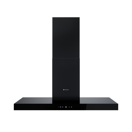 Okap kuchenny przyścienny GLOBALO LONATIO ISOLA 90.2 BLACK