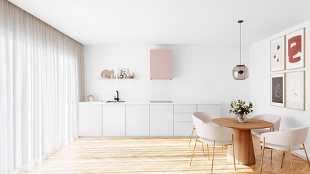 Okap kuchenny przyścienny GLOBALO LOWIO 60.1 BL / VELVET ROSE