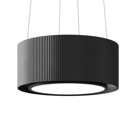 Okap kuchenny wyspowy CIARKO Design Mono Light Black 80cm - CDW8001C