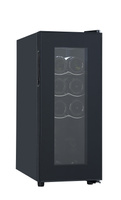 Lodówka na wina BERG BRGWA8 CZARNE SZKŁO