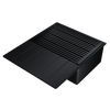 Zlew kuchenny z ociekaczem GLOBALO VIRELLA 45.1 BLACK/BL MAT