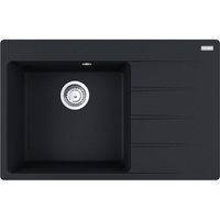 Zlew granitowy FRANKE Centro CNG 611-78 TL ociekacz z prawej strony czarny mat - 114.0633.145