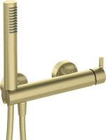 Bateria prysznicowa z zestawem prysznicowym BQS_R41M - Deante