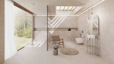 Umywalka granitowa nablatowa CQS_AU4S - Deante