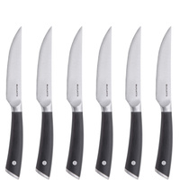 Bugatti AUBERGE zestaw 6 noży do steków z płaskim ostrzem w drewnianym opakowaniu ZC-060L52L/6