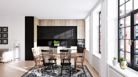 Okap kuchenny podszafkowy GLOBALO SAREDO 60.1 BLACK + turbina TW 3.1